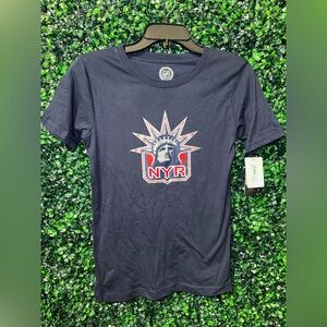 NHL New York Ranger Navy Blue Licensed T-Shirt